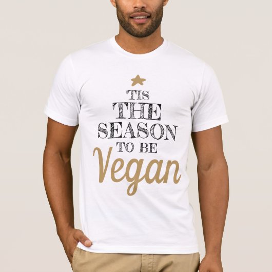Dit is het seizoen dat Vegan moet worden T-shirt (Voorkant)