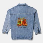 Dit is het seizoen denim jacket (Achterkant)