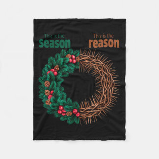 Dit Is Het Seizoen Dit Is De Reden Christelijk Ker Fleece Deken