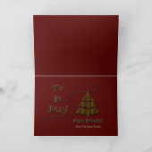 Dit is het seizoen feestdagen kaart (Binnen)