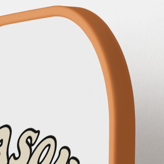 Dit is het seizoen. Funny Pickleball Gezegde Kerst Pickleball Paddle (Links Detail)