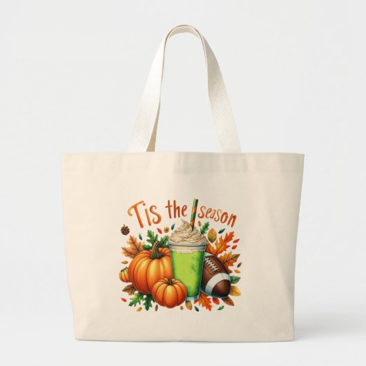 Dit is het seizoen grote Canvas tas (Voorkant)