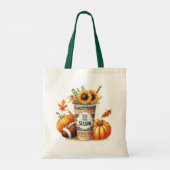 Dit is het seizoen grote Canvas tas (Achterkant)