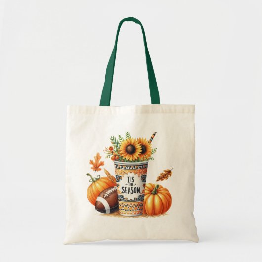 Dit is het seizoen grote Canvas tas (Voorkant)