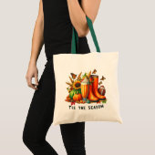 Dit is het seizoen grote Canvas tas (Voorkant (product))