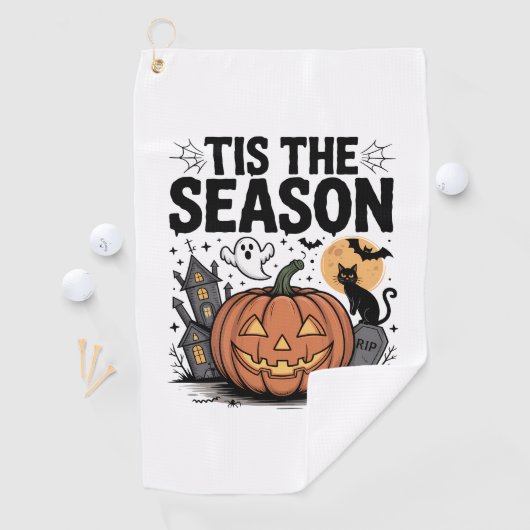 Dit is het seizoen Halloween Golfhanddoek (Insitu)
