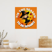 Dit is het seizoen Happy Witch Poster (Keuken)