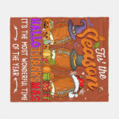 'Dit is het seizoen herfst Herfst Thanksgiving Foo Fleece Deken (Voorkant (Horizontaal))