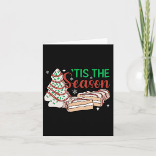 Dit is het seizoen kerstboom cakes Debbie Xmas ca Kaart