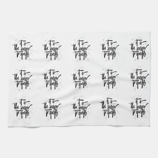 ** DIT IS HET SEIZOEN ** KERSTKEUKENHANDDOEK SPARK THEEDOEK (Horizontaal)