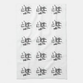 ** DIT IS HET SEIZOEN ** KERSTKEUKENHANDDOEK SPARK THEEDOEK (Verticaal)