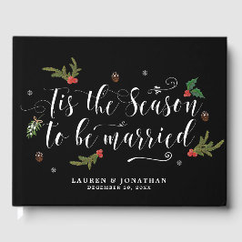 Dit is het seizoen kerstvakantie bruiloft gastenbo gastenboek