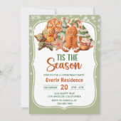 Dit is het seizoen koekjes kerstfeest kaart (Voorkant)