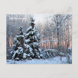 Dit is het seizoen noordwaarts, maandag wintervaka briefkaart