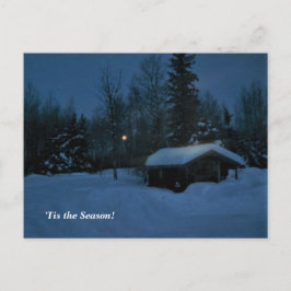 Dit is het seizoen noordwaarts, maandag wintervaka briefkaart