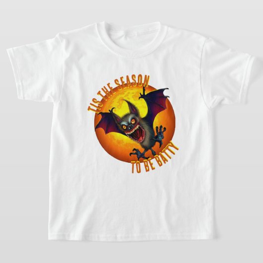 Dit is het seizoen om Batty Vampire Bat te zijn T-shirt (Laagn)