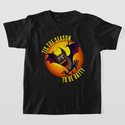 Dit is het seizoen om Batty Vampire Bat te zijn T-shirt (Laagn)