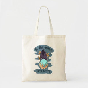 Dit is het seizoen om griezelige geest Halloween G Tote Bag