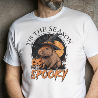 Dit is het seizoen om spookachtige Capybara Hallow T-shirt