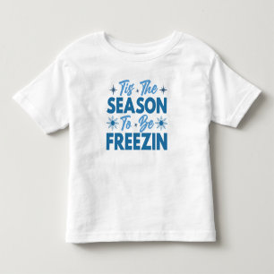 Dit is het seizoen om te bevriezen - Winter Fun Kinder Shirts