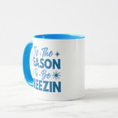 Dit is het seizoen om te bevriezen - Winter Fun Mok (Voorkant links)