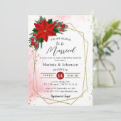 Dit is het seizoen om te trouwen Uitnodiging (Staand voorkant)