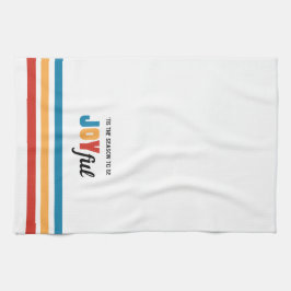 'Dit is het seizoen om vreugdevolle keukenhanddoek