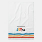 'Dit is het seizoen om vreugdevolle keukenhanddoek (Verticaal)