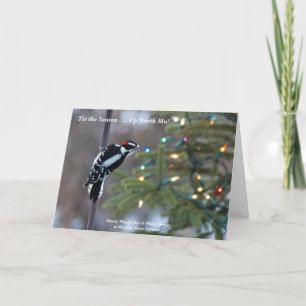 Dit is het seizoen op North Man! vrolijk kerstfees Bedankkaart