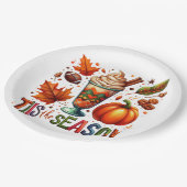 Dit is het seizoen papieren bordje (Gekanteld)