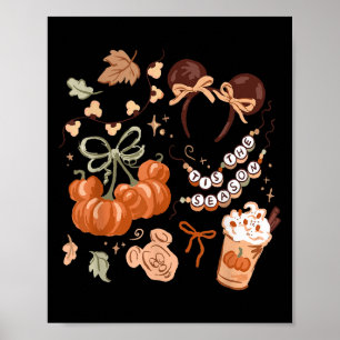 Dit is het seizoen pompoen seizoen, Herfst oogst n Poster