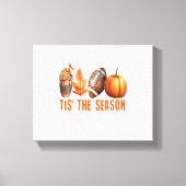 Dit is het seizoen Thanksgiving pompoen Canvas Afdruk (Voorkant)