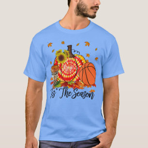 Dit is het seizoen van de honkbal Oranje Tie Dye P T-shirt