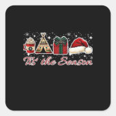 Dit is het seizoen van essentieel belang vierkante sticker (Voorkant)