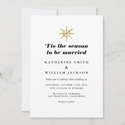 Dit is het seizoen van het huwelijk met legant kaart (Voorkant)