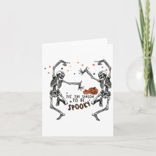 Dit is het seizoen van Spooky Dancing Skeleton Hal Kaart