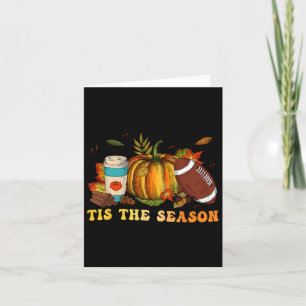 Dit is het seizoen Voetbal Herfst Thanksgiving 3 Kaart