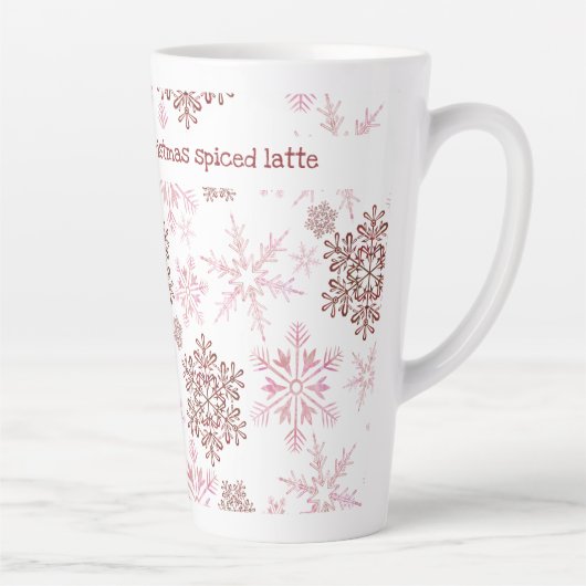 Dit is het seizoen voor ... Aangepaste tekst rode Latte Mok (Rechts)