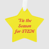 'Dit is het seizoen voor STEM-versiering Ornament (achterkant)