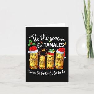 Dit is het seizoen voor Tamales Kerstvakantie Mexi Kaart