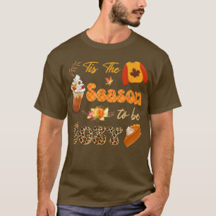 Dit is het seizoen waarin Cozy Leopard Pumpkins Sp T-shirt