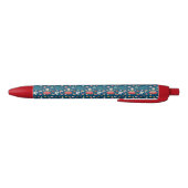 Dit is het seizoen, waterverf kerst retro schattig zwarte inkt pen (Bodem)