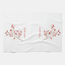 Dit is het seizoen Waterverf Winter Berry Theedoek