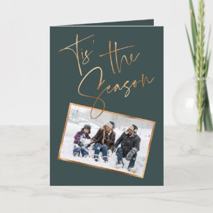 Dit is het Seizoencitaat Groene Minimale Kerstmis Kaart
