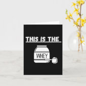 Dit is het Whey Gym Design Kaart (Gele Bloem)