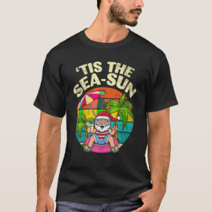 Dit is het Zee Sun Santa Beach Summer Kerstmis in  T-shirt