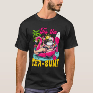 Dit is het Zee Sun Santa Beach Summer Kerstmis in  T-shirt