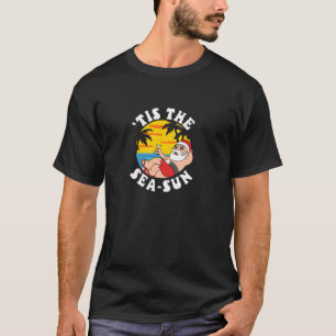 Dit is het Zee Sun Santa Beach Summer Kerstmis in  T-shirt