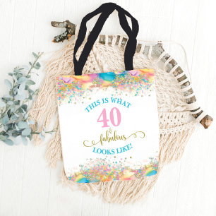 Dit is hoe 40 en Fabulous eruit zien Draagtas