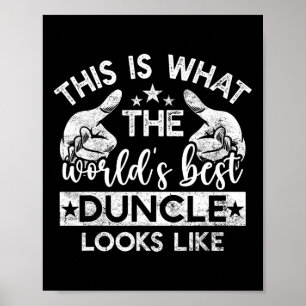 Dit is hoe de beste oom eruit ziet Sketll Oom Poster
